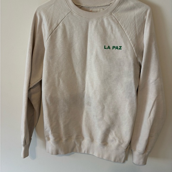 La Paz Other - La Paz Cunha All Court Sweatshirt - Ecru | Garmentory Size Small